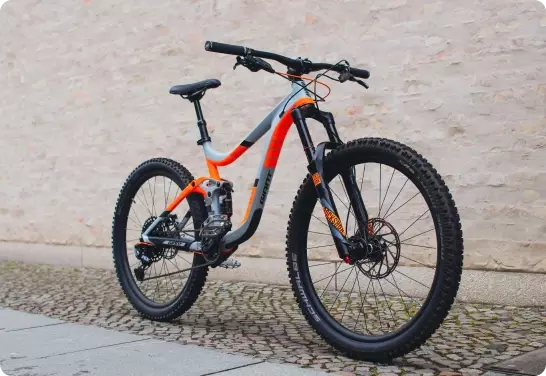 Esempio di bicicletta fotografata bene